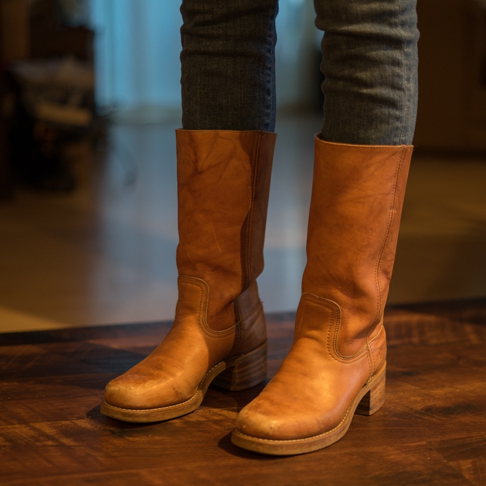 Frye boots size 7 campus boots 12 L